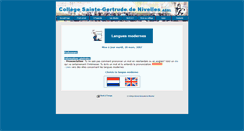 Desktop Screenshot of langues.csgn.be